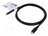 Cablu USB 3.2 USB C Goobay 1m negru 10Gbps