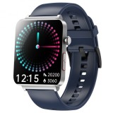 Cumpara ieftin Smartwatch iSEN KS03 PRO Albastru Silver, 1.96 Touchscreen Color, Monitorizare Glucoza, HRV, ECG, Functii Sanatate, Bluetooth Call, Compatibil iOS And