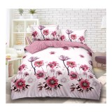 Cumpara ieftin Lenjerie de Pat 4 Piese cu Elastic - Bumbac Satinat - DNA109