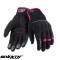 Manusi femei pentru scuter - motocicleta Urban vara Seventy model SD-C56 negru/roz &ndash; degete tactile XS (6 cm)