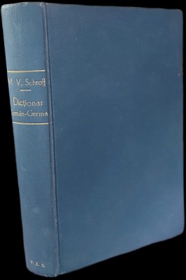 DICTIONAR ROMAN-GERMAN - MAXIMILAN W. SCHROFF foto