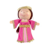 Marioneta deget Printesa Maria pentru teatru papusi, finger-puppet, 3 ani+, Fiesta EduKinder World