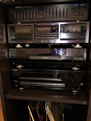 Sistem Kenwood cu rack audio foto