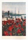 FA74-Carte Postala- UCRAINA - Yalta, Part of the Embankment, necirculata 1963, Fotografie