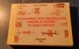 Autografele unor personalitati romane si straine pe marci postale Ioan Dogaru