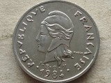 POLINEZIA FRANCEZA-10 FRANCS 1984