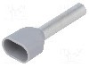 Terminal cu compresie, cablu 4mm2, cositorit, WEIDM&Uuml;LLER - 9037540000 H4,0/28D ZH GR