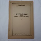 MEMORIU ASUPRA TITLURILOR SI LUCRAR.STIINTIF.-ION MIRCEA NONU CU DEDICATIE1942S2