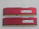 Kit Memorie RAM Desktop Kingston HyperX Fury Red 8GB (2x4GB) DDR3 1866MHz CL10 1.5V