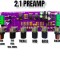 preamplificator audio cu corector de ton 2.1
