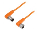 Cablu senzori/automatizări 4 pini M12-M12 2,5m
