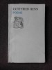POEME - Gottfried Benn, Editura Univers 1973, 147 pagini, Carte Poezie