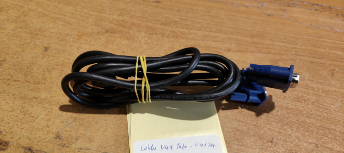 Cablu VGA Tata - VGA Tata 1.4m