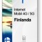 eSIM Internet Finlanda, valabil 30 zile, trafic 20 GB
