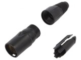 Ethercon Black Cable Connector, Neutrik