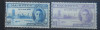 MAURITIUS 1946 SERIE MH, Nestampilat