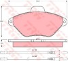 Set placute frana,frana disc CITROEN XANTIA (X2) (1998 - 2003) TRW GDB1102