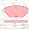 Set placute frana,frana disc CITROEN XANTIA (X2) (1998 - 2003) TRW GDB1102