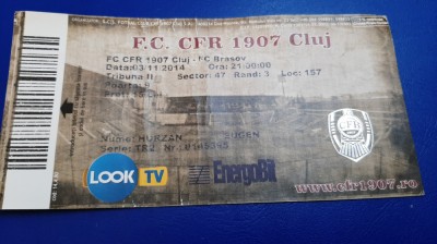 Bilet CFR Cluj - FC Brasov foto