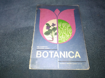 BOTANICA MANUAL PENTRU CLASA A V A 1969 foto