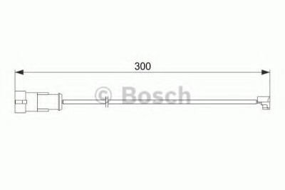 Senzor de avertizare,uzura placute de frana IVECO DAILY III caroserie inchisa/combi (1997 - 2007) BOSCH 1 987 474 573 foto