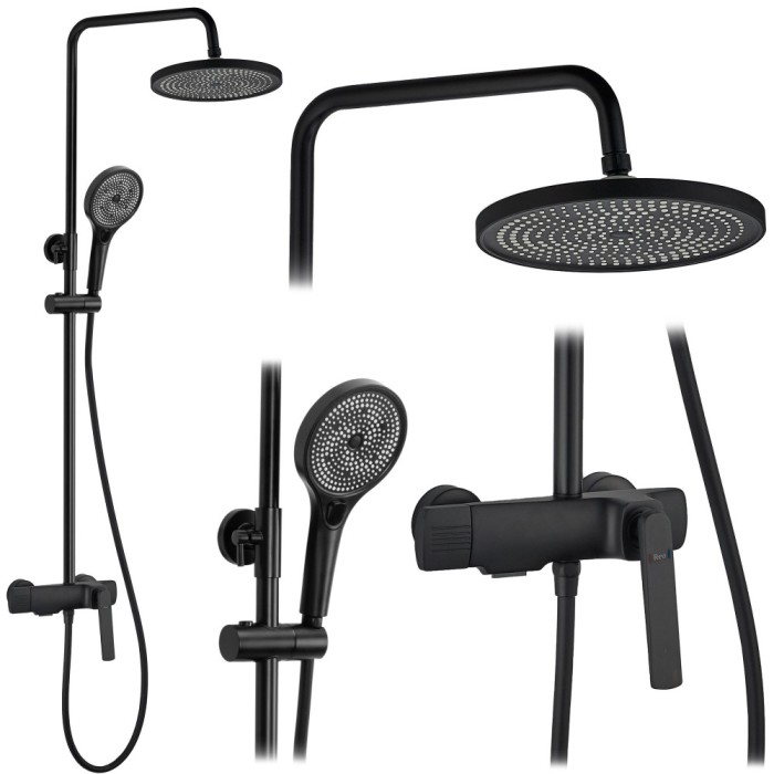 Set dus REA REBEL BLACK MATT