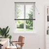 Jaluzea pentru Fereastră Gri &icirc;nchis 85 x 175 cm Aluminiu