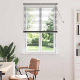 vidaXL Jaluzea pentru Fereastră Gri &icirc;nchis 80 x 130 cm Aluminiu