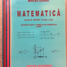 Matematica Manual pentru clasa a XI-a