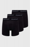 Cumpara ieftin Gant boxeri 3-pack barbati, culoarea negru