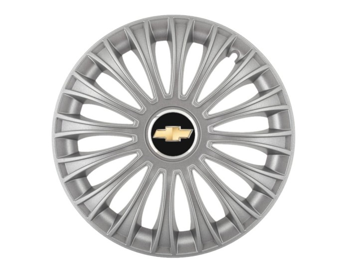 Set 4 capace roti Dino cromat R16 pentru gama auto Chevrolet