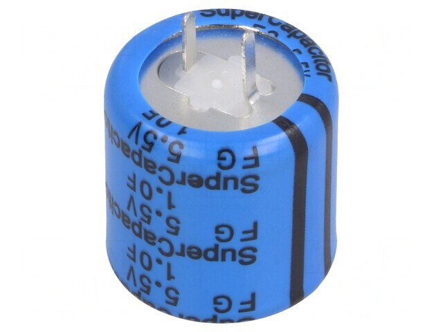 Supercondensator THT 1F 5.5V 5.08mm 65&Omega;