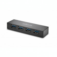 HUB extern KENSINGTON conectare prin USB 3.0 alimentare retea 220 V cablu 0.3 m negru K39122EU foto