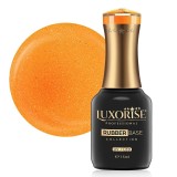 Cumpara ieftin Rubber Base LUXORISE Neon City Collection - Citrus Glimmer 15ml