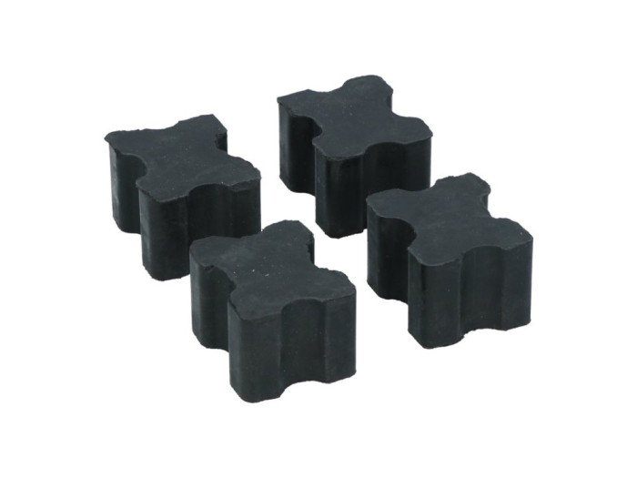 Set 4 tampoane distantier Carpoint intre spire la arcuri fata si spate, 4,70x3,90x3,10 cm