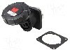 Conector alimentare AC, IEC 60309, IP67, 63A, 400V AC, 5 pini, PCE - 335-6XS