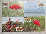 Trinidad and Tobago 1990 - ibis rosu, serie CarteMaxima