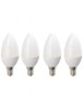 Set 4 Becuri LED E14 6W (50W) Drimus DL 6062, Lumina Rece 6000K, 480lm, 30000h