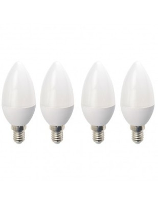 Set 4 Becuri LED Drimus E14 6W lumina rece DL 6062 foto