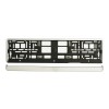 Suport Numar Inmatriculare Auto Crom Mega Drive Chrome Brush, 520x133mm, Polipropilena