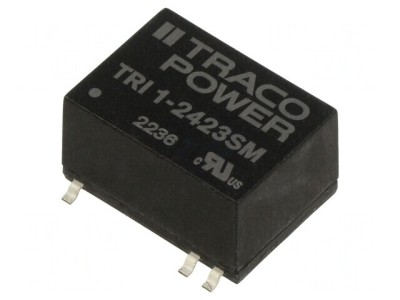 Convertor DC/DC 1W 24V la 15V/-15V TRI foto