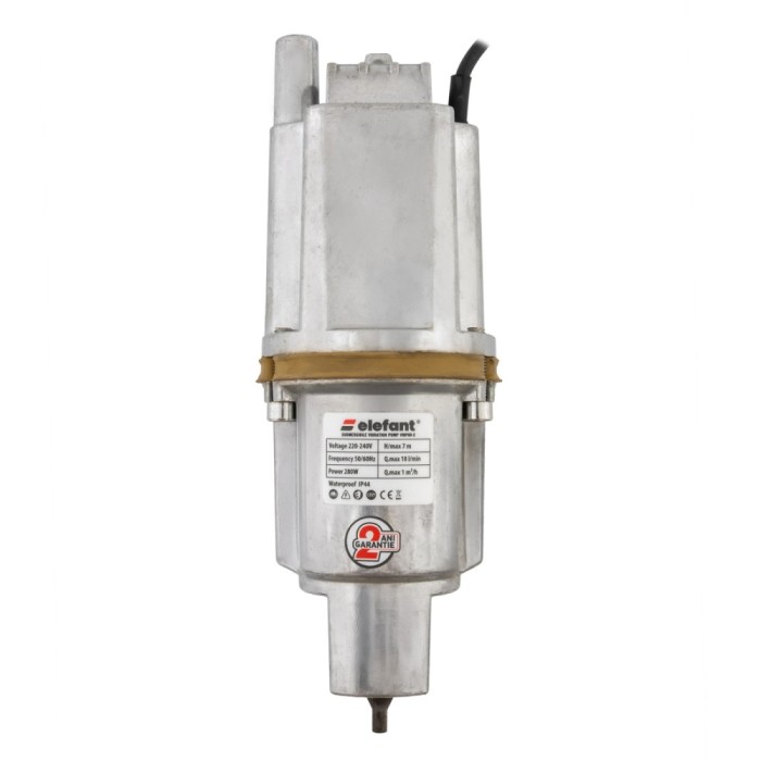 Pompa de apa pe vibratie Elefant VMP60-3, 280W, 18l/min, 2 sorbi Innovative ReliableTools