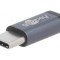 Adaptor OTG USB 2.0 Micro USB B la USB C Gri
