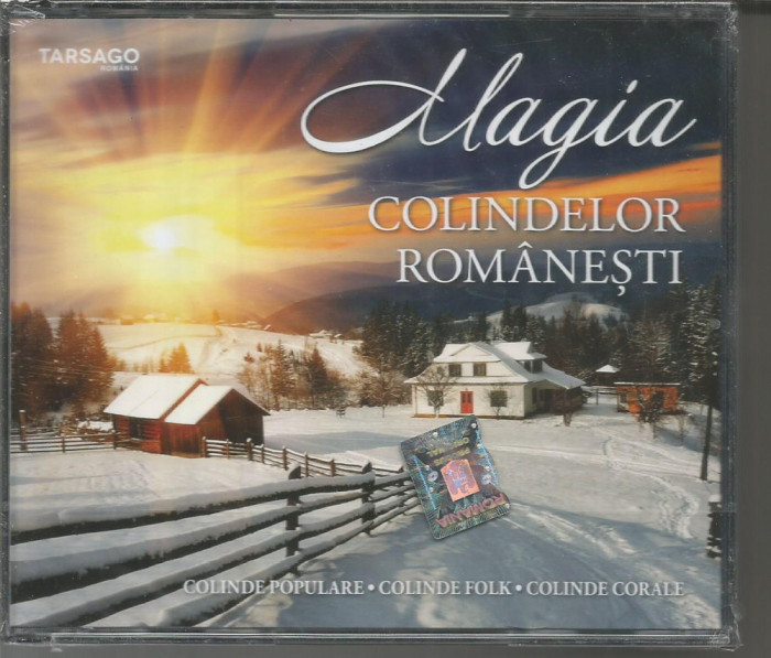 (D)CD sigilat-MAGIA COLINDELOR ROMANESTI 3 cd