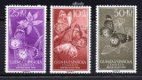 Guinea Spaniola 1958, Fauna, Fluturi, MNH, serie neuzata, Nestampilat