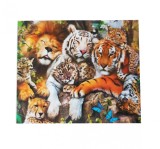 Cumpara ieftin Set Pictura Diamante 5D Animale Salbatice 40x50 cm, Mozaic DIY, Multicolor, Fete, +6 Ani, Indemanare