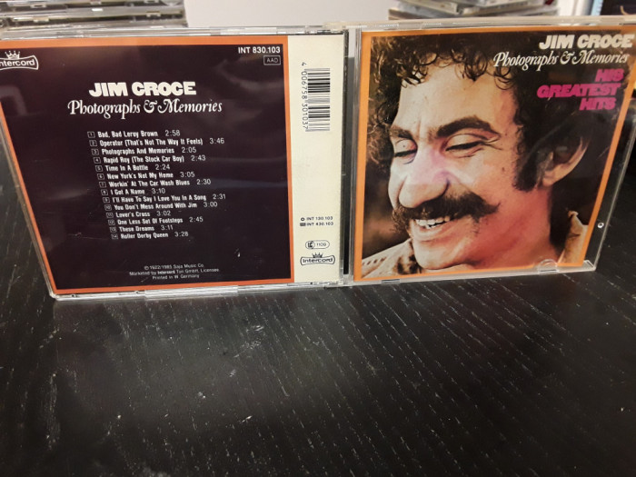 [CDA] Jim Croce - Photographs &amp; Memories His Greatest Hits - CD audio original