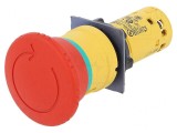 Comutator de Siguranță 22mm 2 NC Roșu XB7NS8444