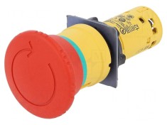 Comutator de Siguran?a 22mm 2 NC Ro?u XB7NS8444 foto