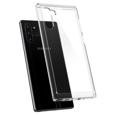 Husa TPU Spigen Crystal Hybrid pentru Samsung Galaxy Note 10 N970 / Samsung Galaxy Note 10 5G N971, Transparenta 628CS27409 foto